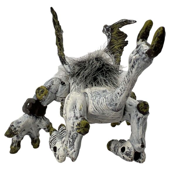 Mega Bloks toy krystal Wars Ice Fang White Vorgan Monster snow fur dragon figure - Picture 6 of 9